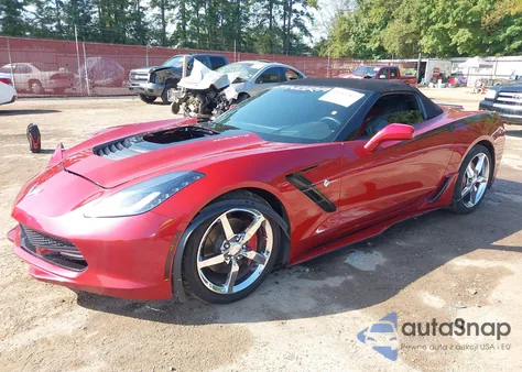 2014 Chevrolet Corvette Stingray from USA, damaged, VIN 1G1YD3D73E5108454